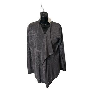Calvin Klein Light Weight Shimmering Gray Cardigan